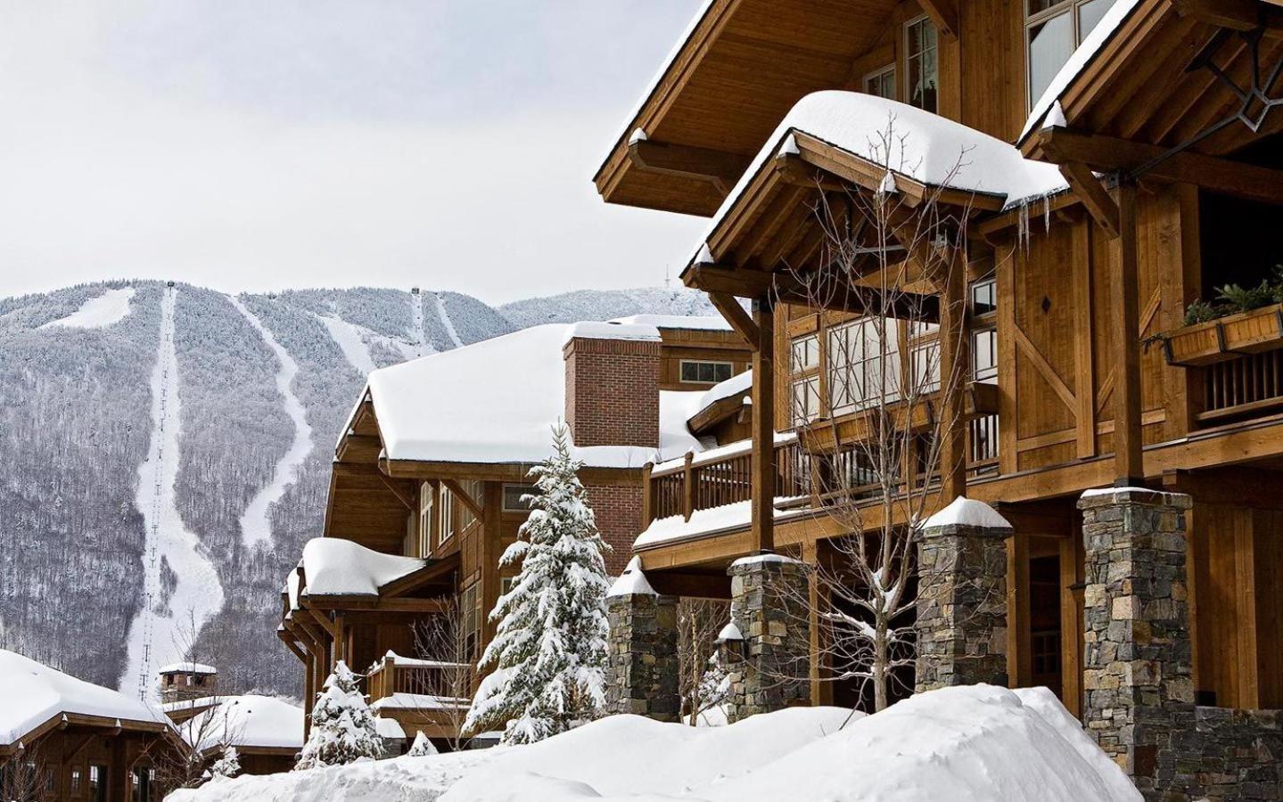 Ski In Ski Out 4 Bedroom Spruce Peak Lodge Luxury Mountain Cabin Stowe Eksteriør bilde